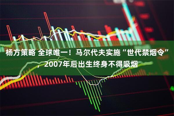 杨方策略 全球唯一！马尔代夫实施“世代禁烟令”，2007年后出生终身不得吸烟